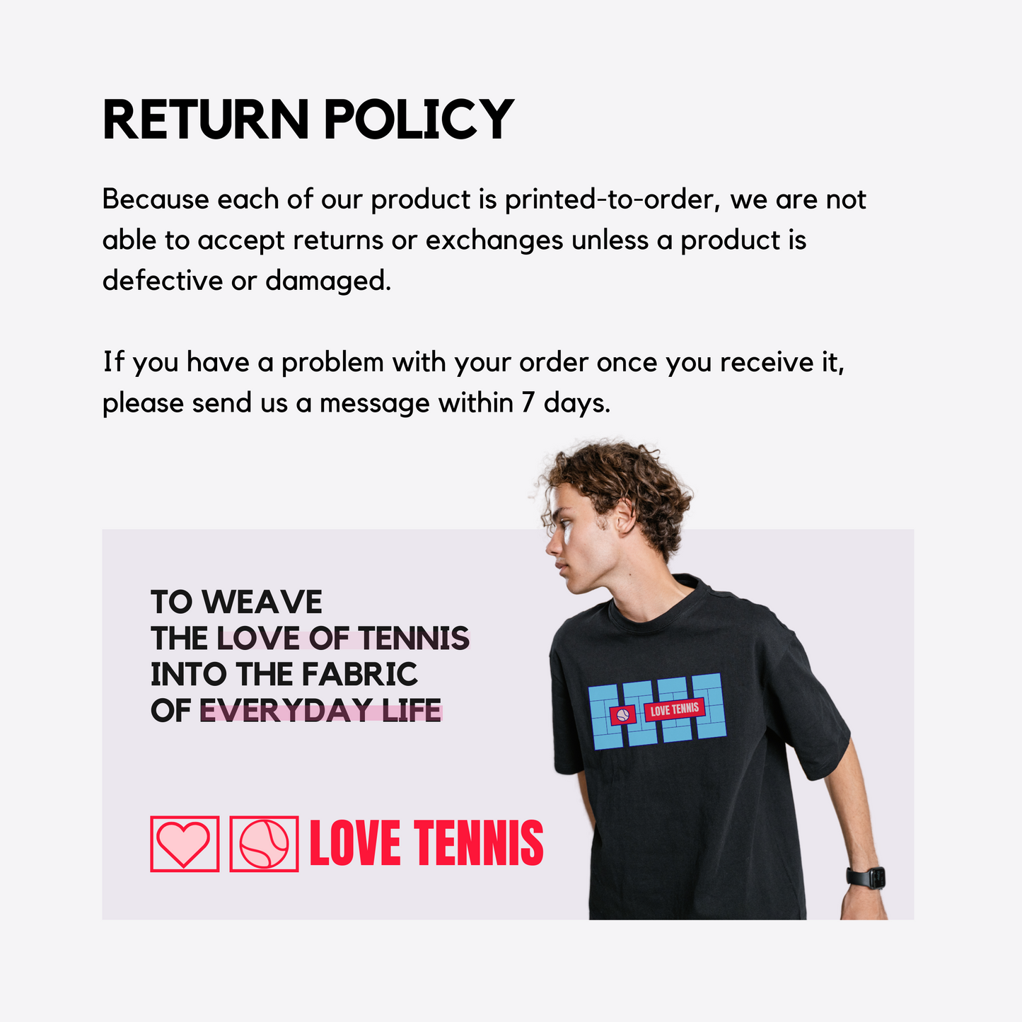 Love Tennis Four Courts - Back - Blue