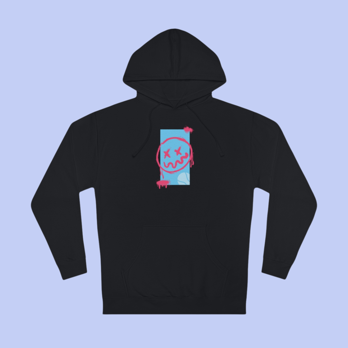 Urban Ace Artwork / Hoodie - Blue Pink