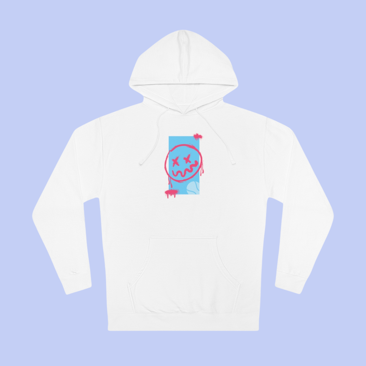 Urban Ace Artwork / Hoodie - Blue Pink