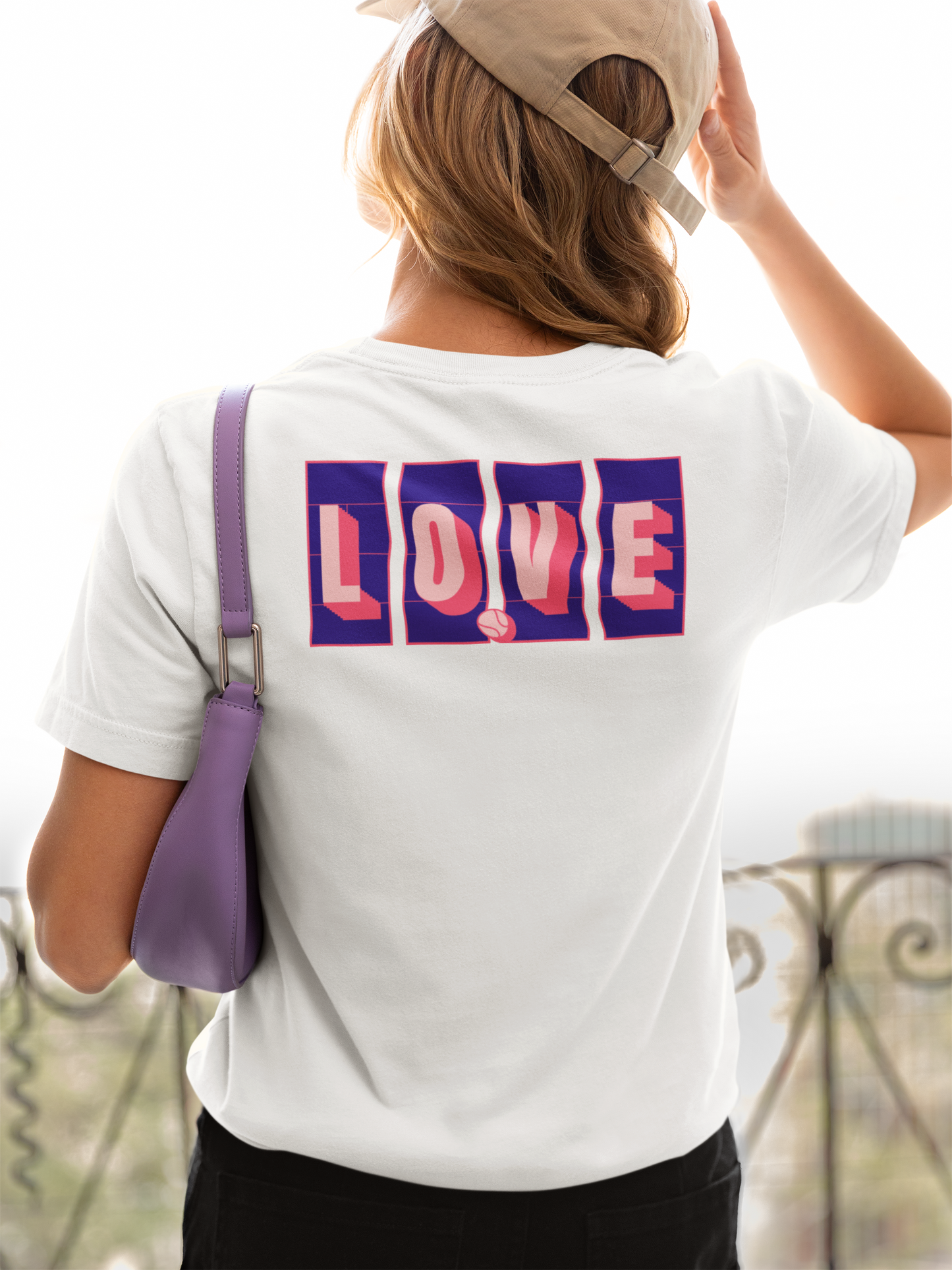 Love Tennis Four Courts - Back - Navy